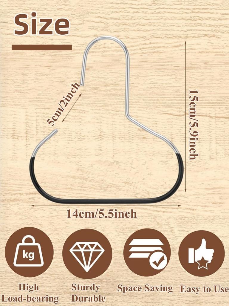 2-8pcs Twist Design Bag Hanger Hat Hooks for Hanging Bags, Handbags, Belts, Scarves, Hats, Underwear Vest Organizer Storage