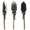 1Pcs Universal Mini Motorcycle Smoke Lens Turn Signal Light 5 Led 12V Amber Blinker Indicator Lamp Two Wire
