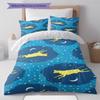 Goodnight Moon Pattern Bedding,Quilt Set Quilt Cover Pillowcase Home Birthday Gift (1 * duvet cover + 2 * pillowcase, without core)