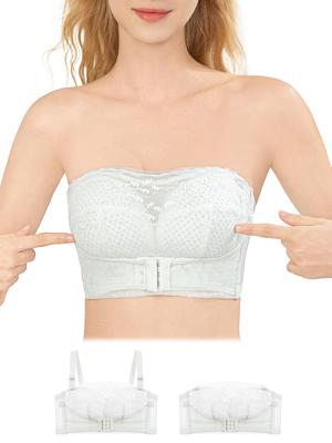 Veimia Bezramienkový bandeau top Tento podprsenka zvýrazňuje vlastnosti vysoká bočná a a vysoko a jemná na To skĺzne aj pri čom je ideálna na