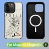 Singer Adele A-Adkins Phone Case For iPhone 15,14,13,12,11,Plus,Pro,Max Mini Magsafe Magnetic Wireless Charging
