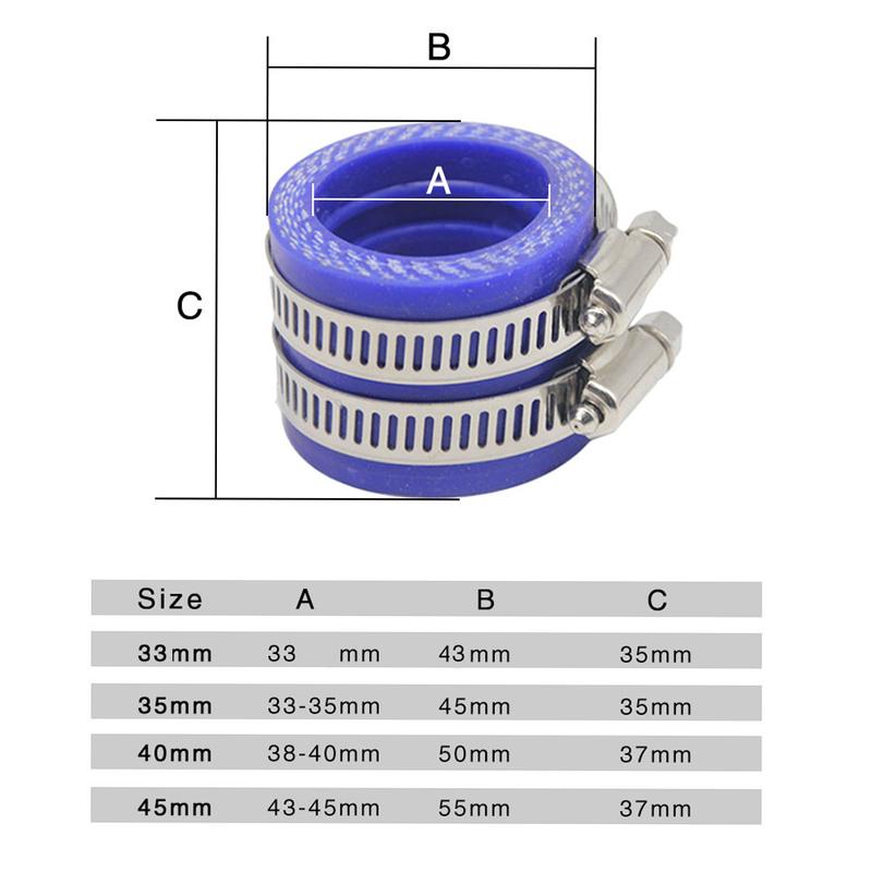 Motorcycle Carburetor Adapter Interface Rubber Inlet Pipe Intake For Koso KSR OKO Keihin Maikuni PE TM PZ 33 35 40 45mm