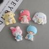 Sanrio Cartoon Resin Accessories: DIY Phone Case, Magnet, Pendant, Headwear, Cup Sticker.