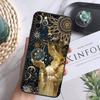 Occult Witchcraft Moon Gothic Witch Phone Case For iPhone 16,15,14,13,12 Mini 11 Pro XR,X,XS,MAX 7,8 Plus Cover Soft Black
