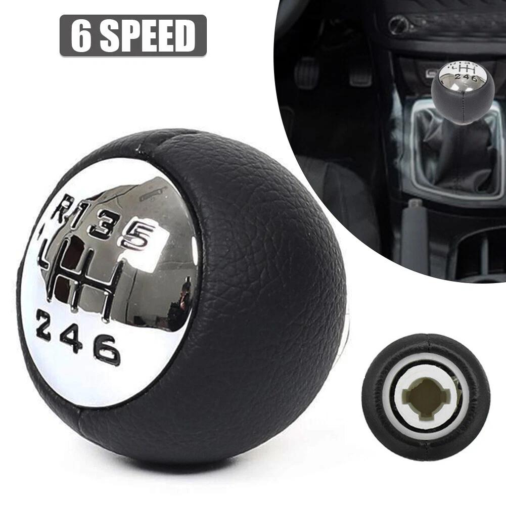

6 Speed Gear Stick Shift Knob For Peugeot 307 308 407 3008 5008 807 Black Gear Stick Shift Knob ABS 6 Speed Car Accessories