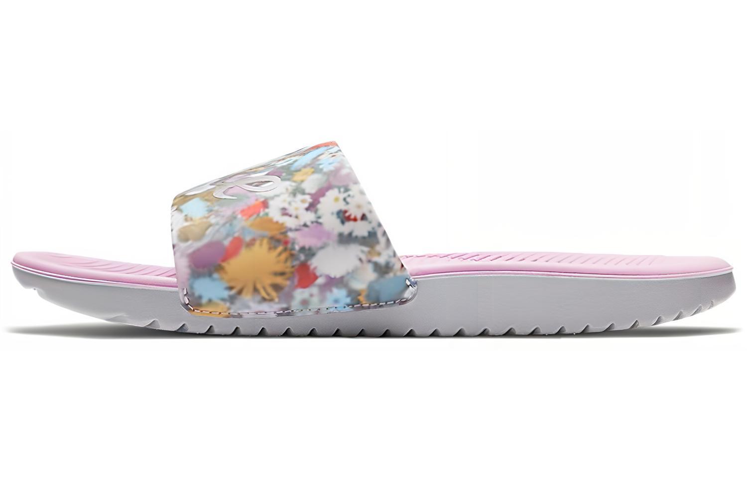 

Nike Kawa Slip Resistant Slip Resistant Kids Slippers White Pink Kids CN8623-001 35