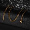 50cm Nuova Moda Catena in Acciaio Inossidabile 1,2-3mm Colore Argento Oro Rosa Collana Gioielli Placcatura Sottovuoto Accessori Choker Collare