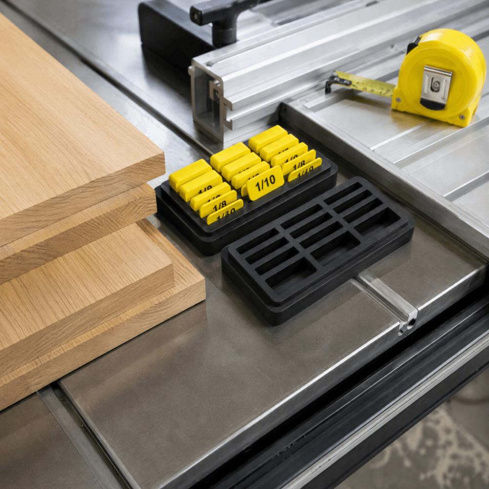 Durable Spacer Gauge Blocks Precision Setup Block Set Woodworking Essentials