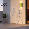 Reusable Halloween Decoration 3ft Life Size Skeleton, Full Body Posable Plastic Skeleton Prop, Realistic Model Human Bones for Yard Patio Lawn Garden