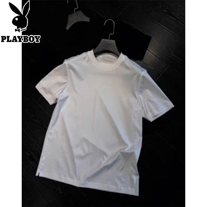 PLAYBOY Men's Slim Fit Cotton Short Sleeve T-Shirt