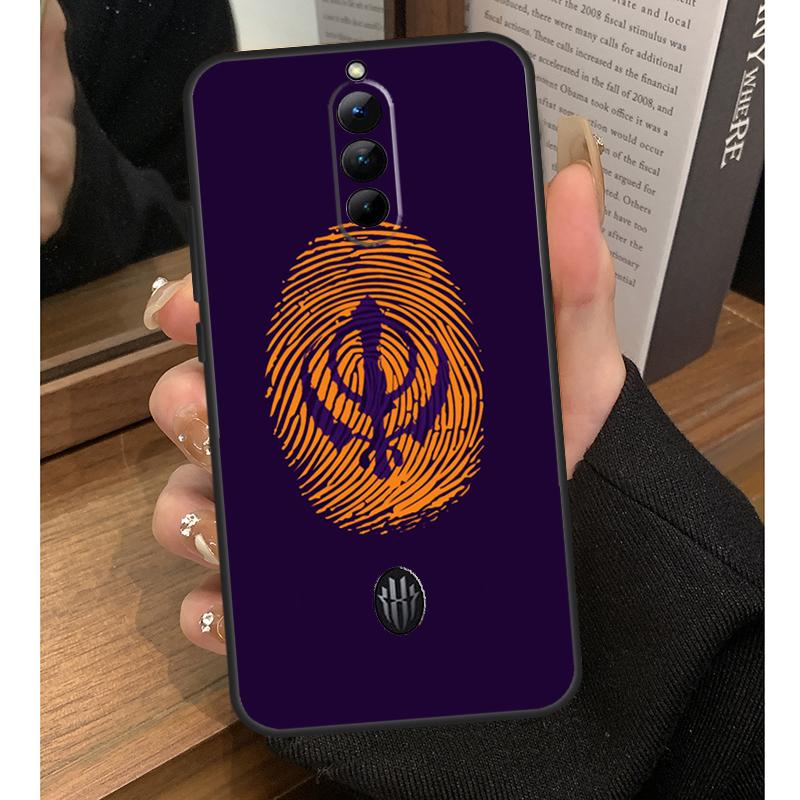 

Sikh Khanda Sikhism Case For Nubia Red Magic 6S 7S Pro 6 7 8 9 10 Pro 5G 6R RedMagic 8S 9S 8 9 10 Pro Plus Coque Red Magic 7S