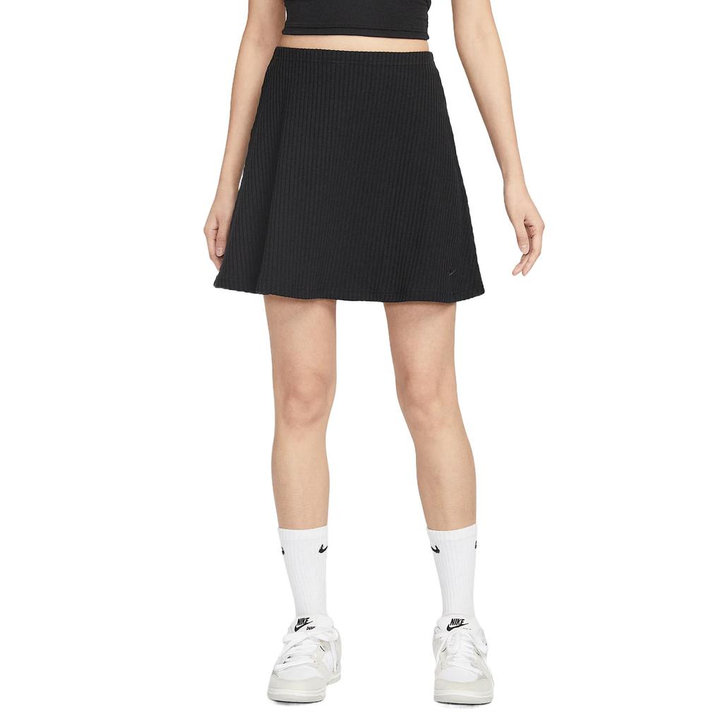 Nike Swoosh Comfortable Versatile Skin-Friendly Fashion Casual Skirt Women Skirts Black HJ1840-010