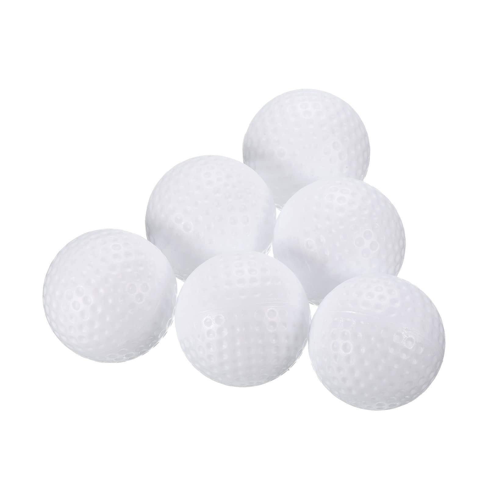 

PATIKIL Golf Practice 41mm Hollow for Indoor and Outdoor Perfect for Flight Training and Swing Practice Balls, 20-Pack, Plastic, White, Use,