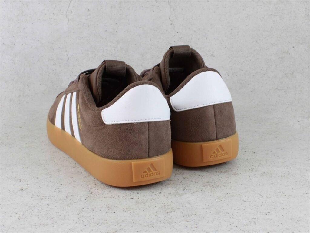 Кроссовки Adidas VL Court 3.0 earth strata/cloud white/gold metallic
