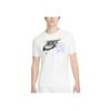 Nike Daisy Floral Print Logo Crew Neck Short Sleeve T-Shirt Men Tops White DM6430-100
