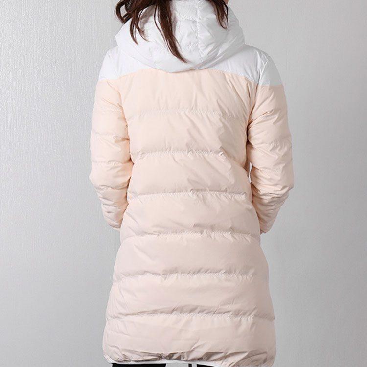 Nike Down Jackets Women's Ice Garnet Red Hooded Moderate 939441-100
