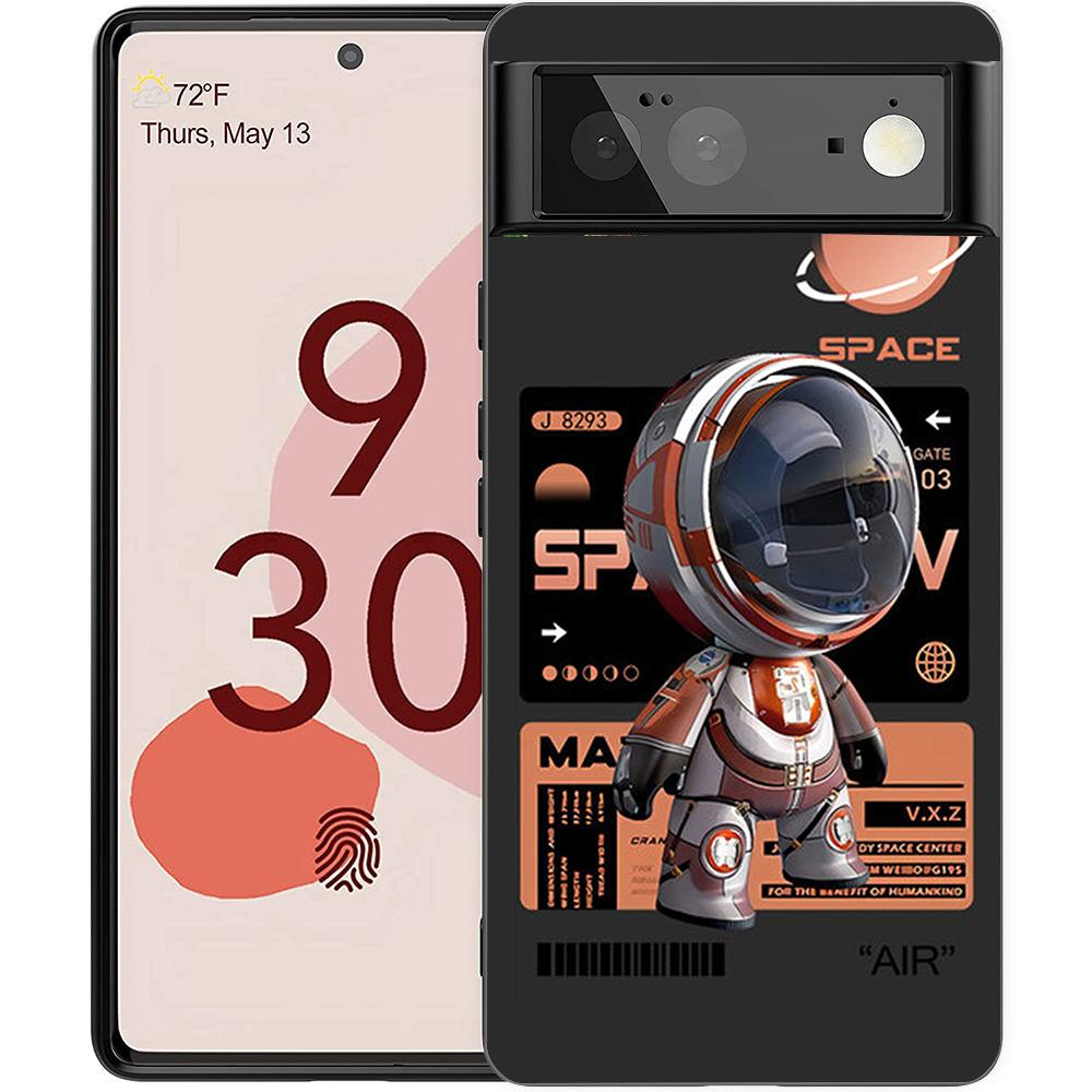 Astronaut Phone Case Cover for Google Pixel 8 7 6 7A 6A Pro 5G Shockproof Silicone Soft 9 Pro XL 8 Pro 5G Shell TPU Bag Cases