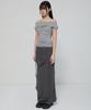 Peulleeoeob Draped Top (Fl-130_Gray)