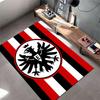 Eagle Emblem On Striped Design Suitable As a Non-slip Mat for the Living Room or Bedroom Sofa