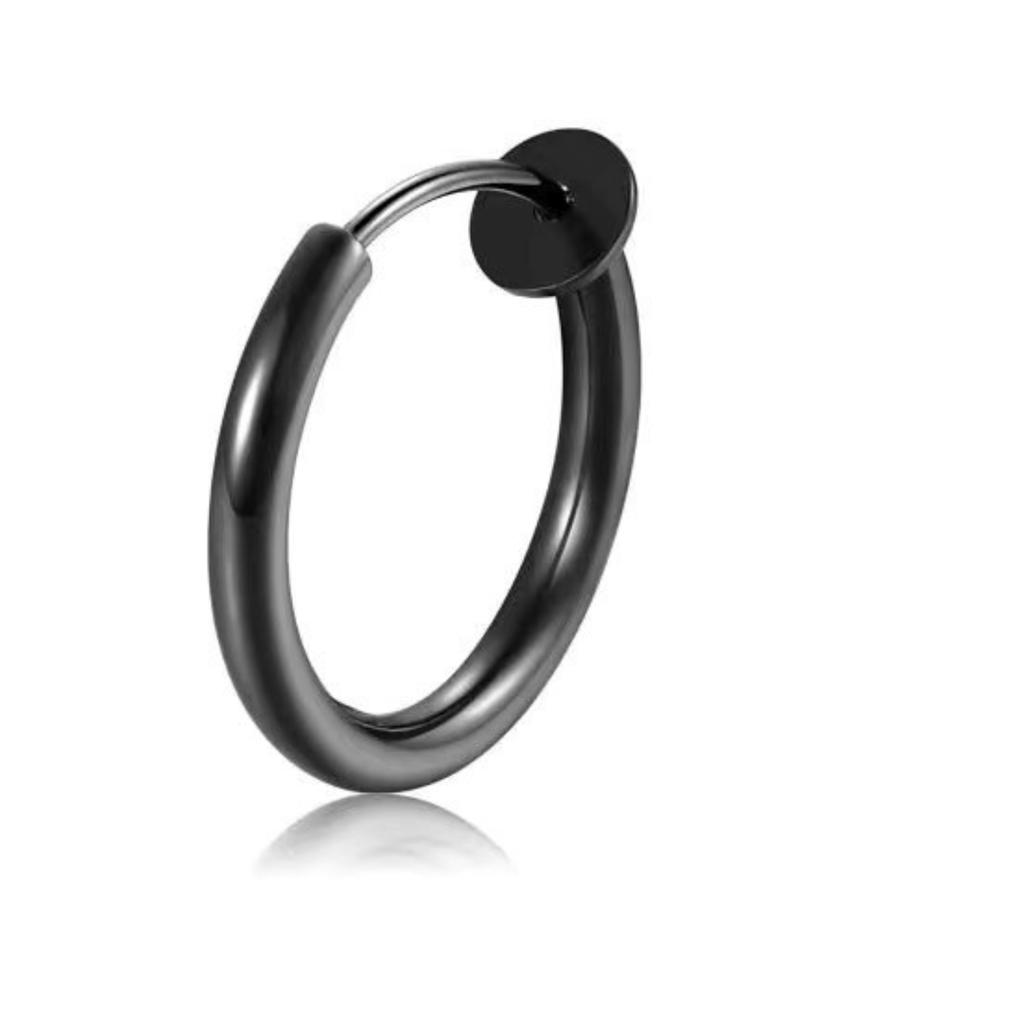 Women's Earrings Fashionable And Versatile Plain Hoop Earrings