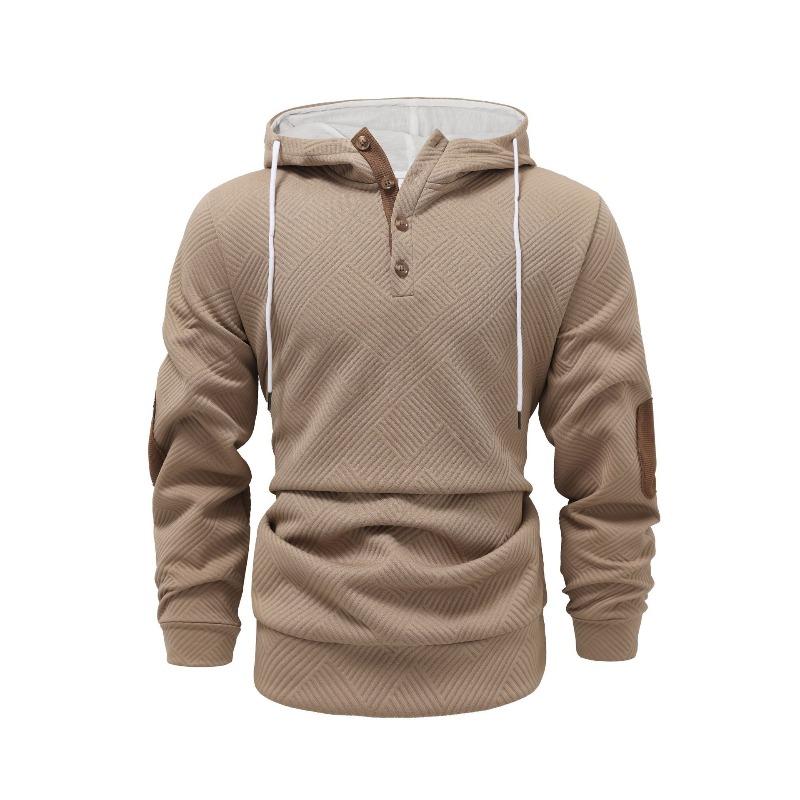 Felpa con cappuccio alla moda autunno inverno da uomo, felpa casual da uomo taglia europea, abbigliamento da uomo, capispalla comodo streetwear