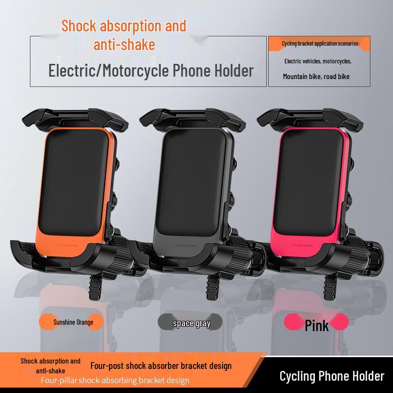 Electric Vehicle & Motorcycle Phone Holder with Battery for Navigation