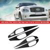 Carbon Fiber Interior Door Handle Trim for Infiniti Q50 2014-2019, Car Inner Door Bowl Panel Decor Cover Sticker Styling