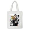 One Piece Shopping Bag Anime ZORO Graphic Print Canvas Bag Teenage Students Reusable Shopper Handbag Bag Women's Bag Bolsas