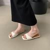 Loafer Slipon Shoes For Women With Synthetic Leather Durable Rubber Sole Summer Casual Flat