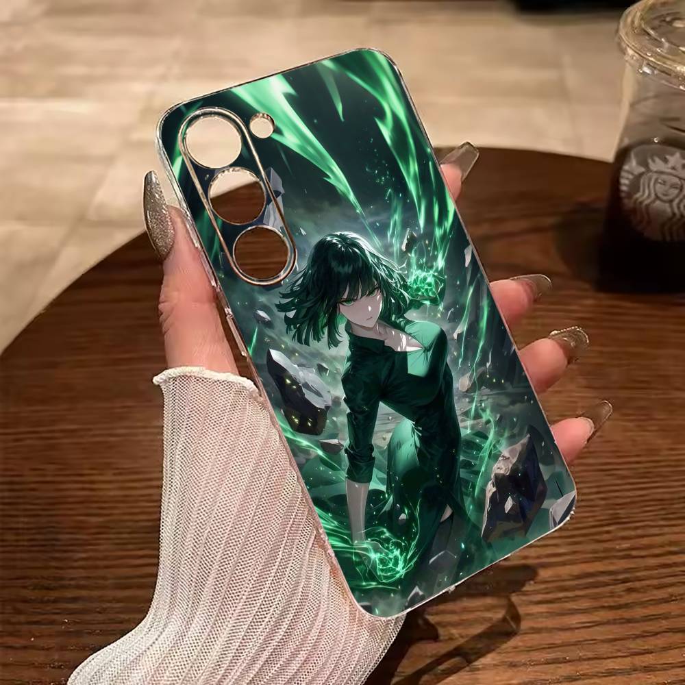 O-P-M-One-Punch -Man Clear Soft Silicone Phone Case for Samsung Galaxy A71, A70, A52, A51, A40, A30