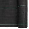 Vidaxl Agrowłóknina Antychwastowa, Czarna, 0,5X25 M, Pp