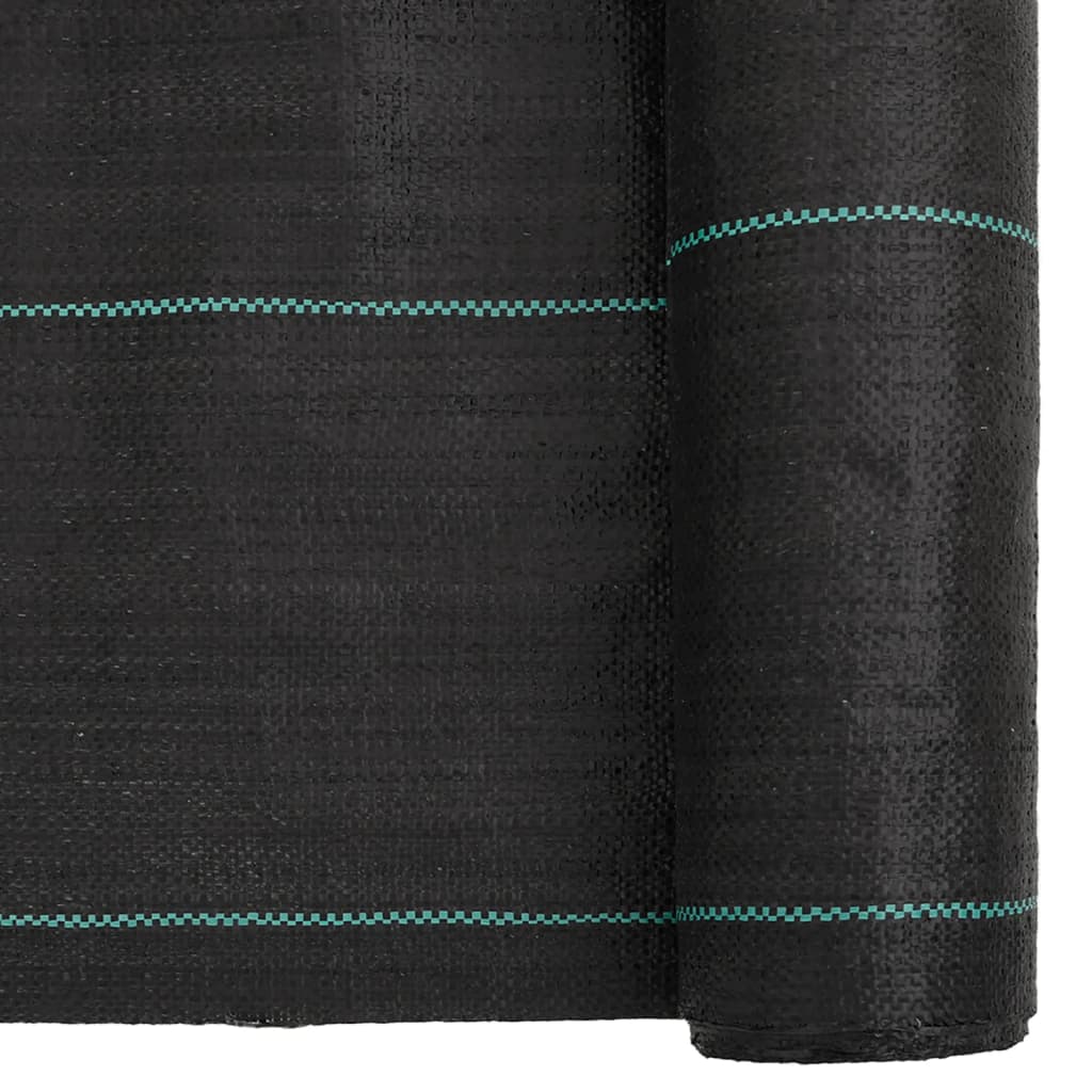 Vidaxl Agrowłóknina Antychwastowa, Czarna, 0,5X25 M, Pp