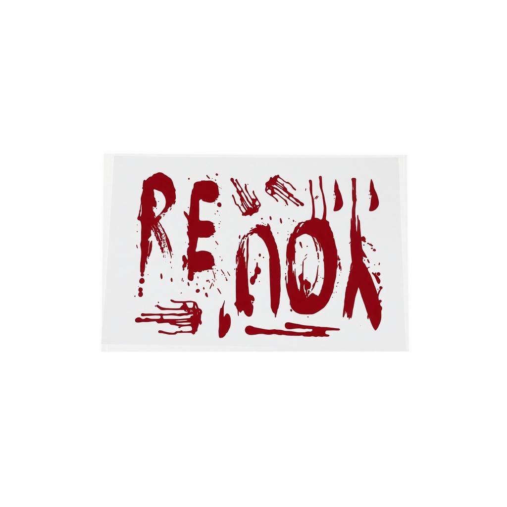 Halloween Blood Handprint Car Sticker Decal for Window Bumper Truck