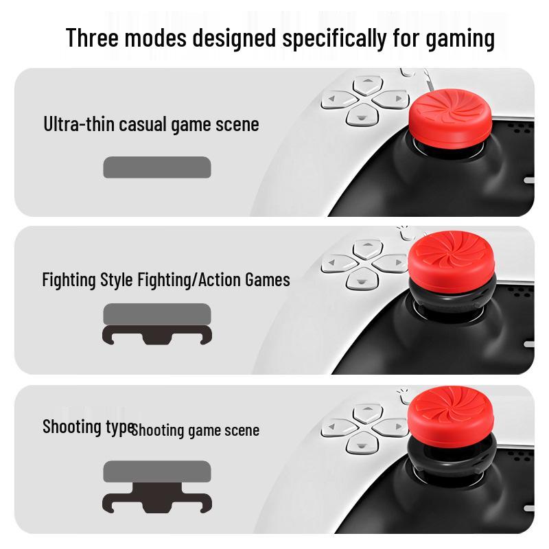 Universal Heightening Cap Set for PS4, PS5, Series X Controllers, Joystick, and Switch2 Protection