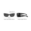 Prada Irregular Shape Sunglasses With Arm Logo Unisex sunglasses Black PRA19S-1AB5S0