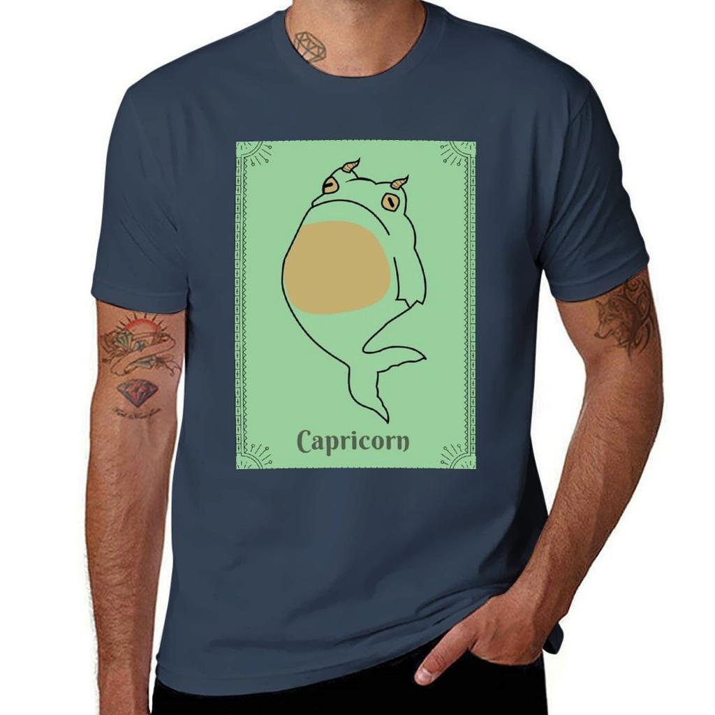 Capricorn frog TShirt t shirt personalised man t shirts for men TShirt