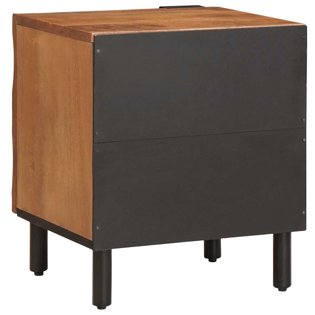 Nightstand Brown 40 x 33 x 46 cm Solid Mango Wood