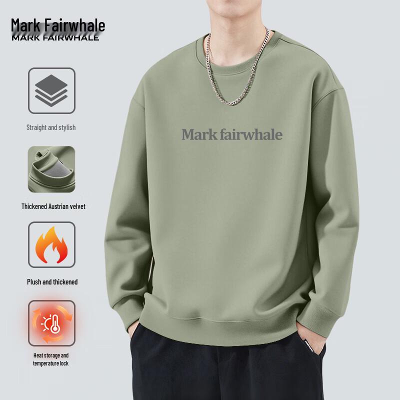 Mark Fairwhale Men's Fleece Lined Crewneck Sweatshirt