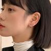 4 Pairs Minimalist Small Hoop Earrings Light Luxury Earrings Set Stainless Steel Earrings  Girls