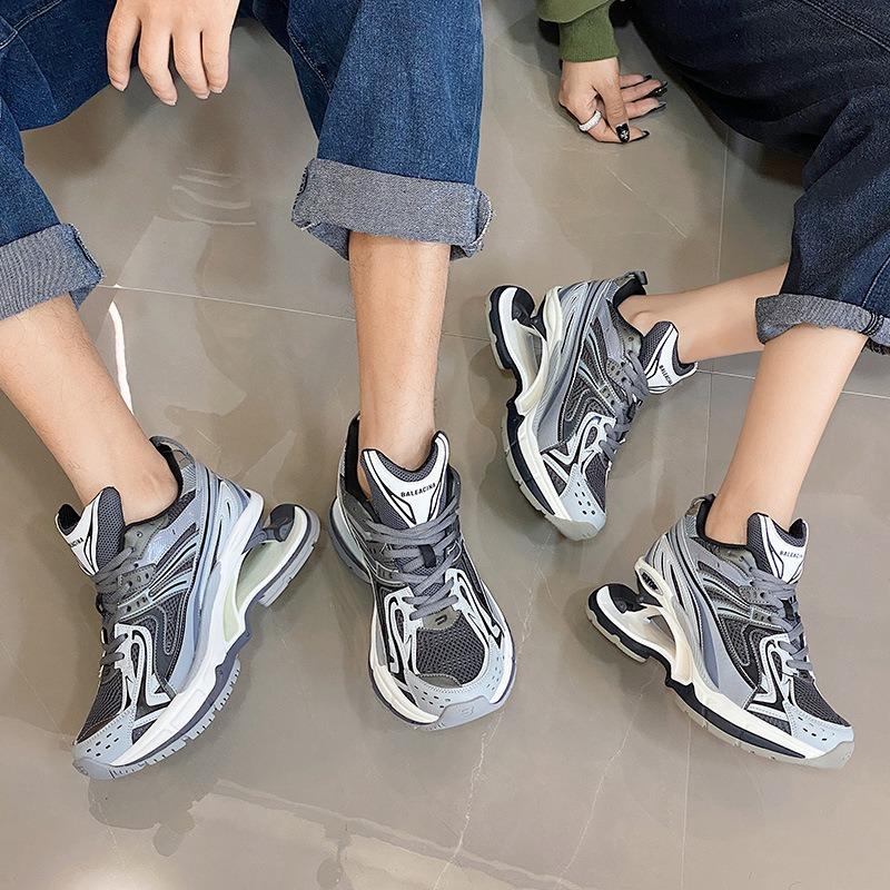 Spring Shoes Women's New Heightening Thick-soled Suspension Breathable Shock-absorbing Sports Shoes