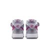 Nike Air Force 1 Mid Easy On Comfortable Versatile Durable Shock Absorption High Top Casual Shoes Kids Sneakers FN1193-003
