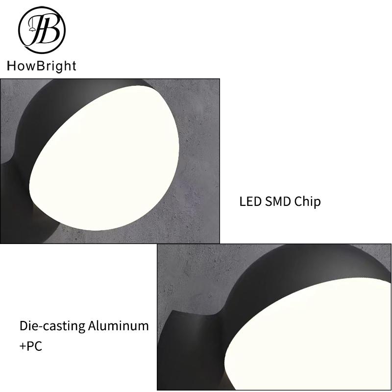 Modern Newly Ball Shape Design Wall Mount Led Reading Lamp Bedroom Light for Home Hotel Indoor Outdoor Wall Lamps