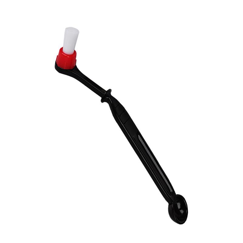 Coffee Machine Cleaning Brush, Long Handle, Replaceable & Washable Bristles, Suitable for Soy Milk Machines