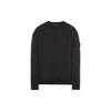 Ghost Pieces Black Label Solid Color Logo Crew Neck Pullover Long Sleeve Sweatshirt Men Sweatshirt 7715633F3-V0029