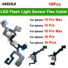 11 pièces, Connecteur de Lampe Flash LED Câble Flexible de Lampe Flash pour Appareil Photo Réparation Pour iPhone 16 Pro Max 16 Plus 11 Pro Max 11 Plus 11 Pro