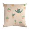 Plant Flowers Bird Linen Pillowcase Furniture Decoration Living Room Bedroom Sofa Car Cushion Pillowcase 45*45Cm