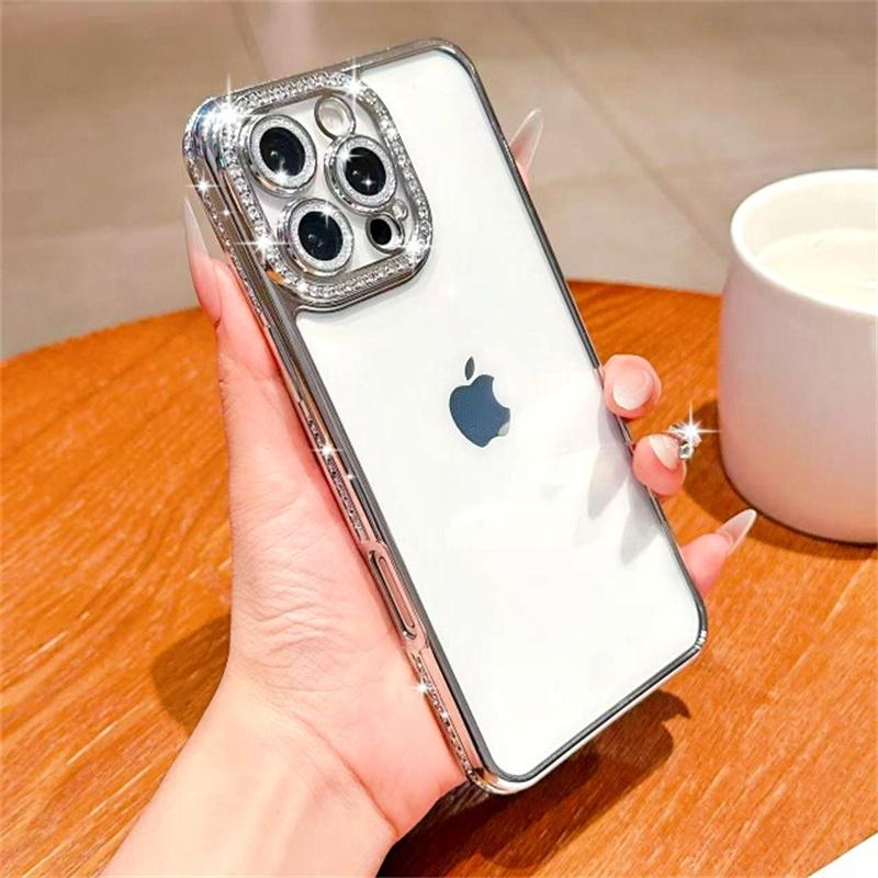 Glitzer Diamant Hülle für iPhone 16 15 Pro Max 14 Plus 13 12 Hülle Samsung Galaxy S25 Edge S23 Ultra S24 FE A56 A36 A26 A16 A55 A35 A25 A15 A54 A34 A14