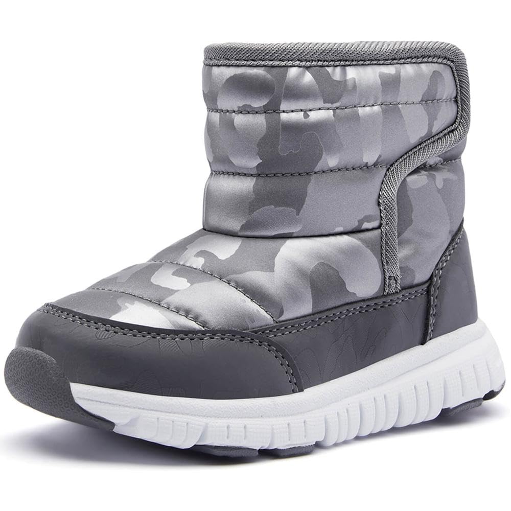 MAYCY Snow Winter Boots for Baby Girls and Snowshoes for Winter Fleece Cold Size 17 Kids' Boots, Boys, Kids, Shoes, Lining, Waterproof, Weather,