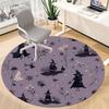 1pc Witchcraft Fantasy Office Round Area Rug, Indoor Mat Suitable For Office, Under Office Chairs Bedroom Living Room Home Decor, Room Deco
