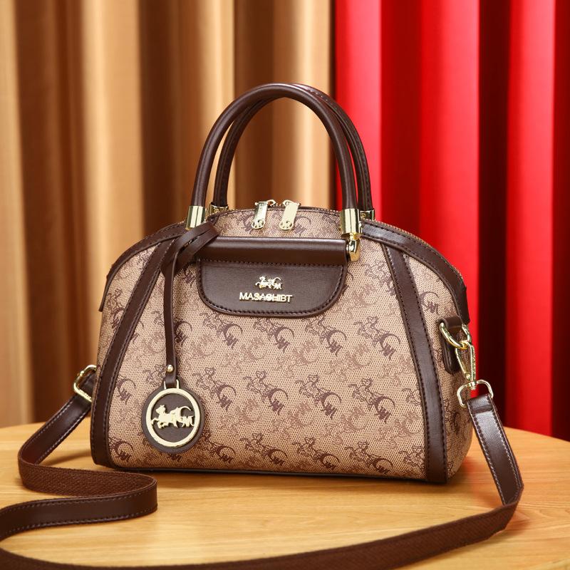 Kissenbeutel 2025 neue Damentasche Damenmode Blumentrend vielseitig große Kapazität Schulter Umhängetasche Damentasche